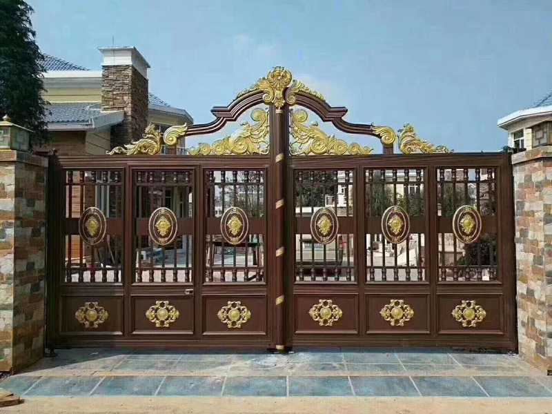 铝艺大门生产流程及保养常识(图1) 铝艺大门生产流程及保养常识(图1)