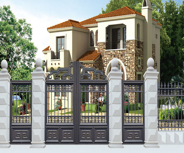 铝艺大门A20011(图1)